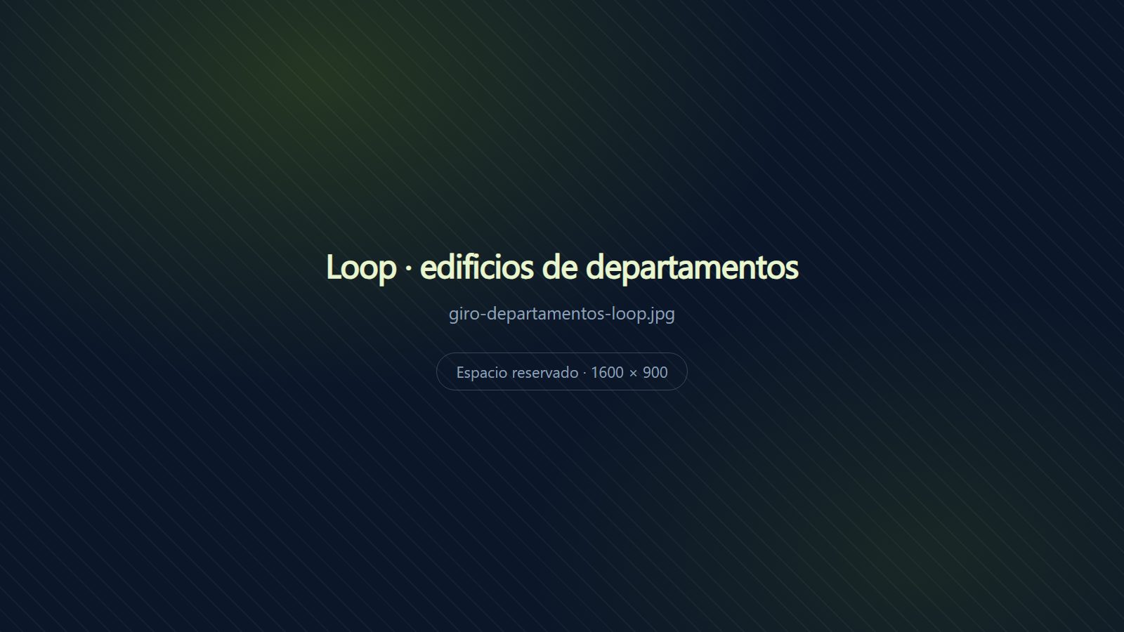 Pantalla encendida en el lobby de un edificio de departamentos