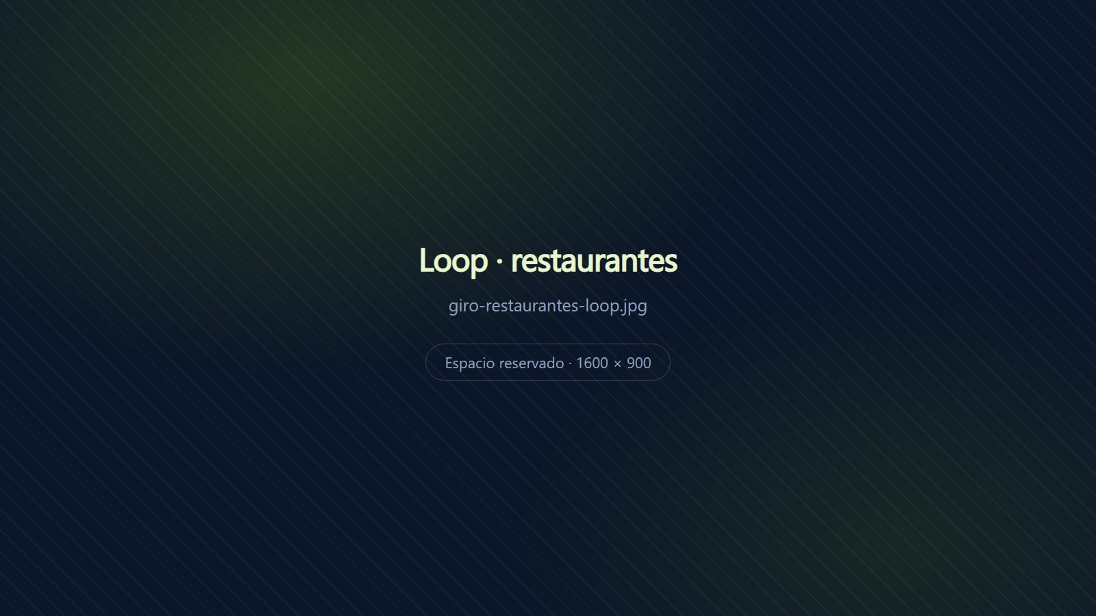 Pantalla encendida con un platillo en la pared de un restaurante